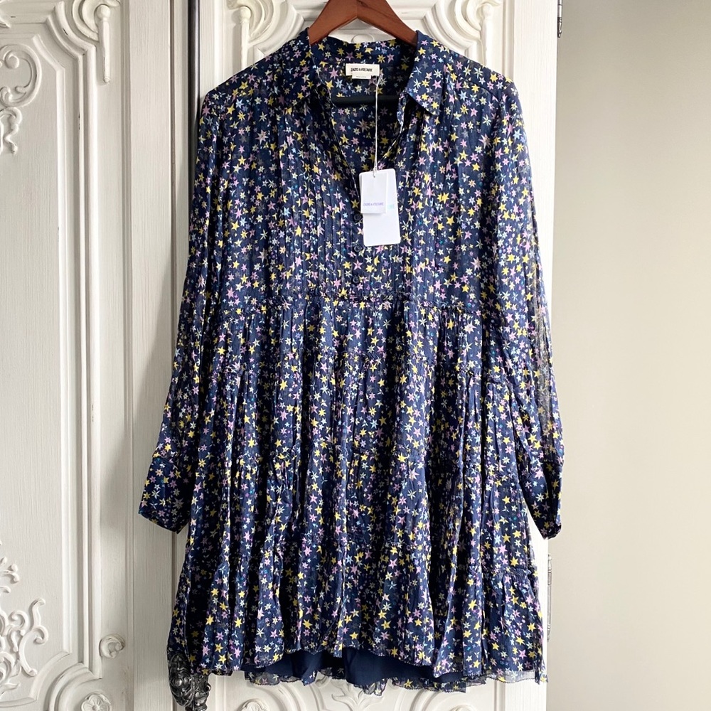 ⭐️NWT Zadig & Voltaire Star Print Dress